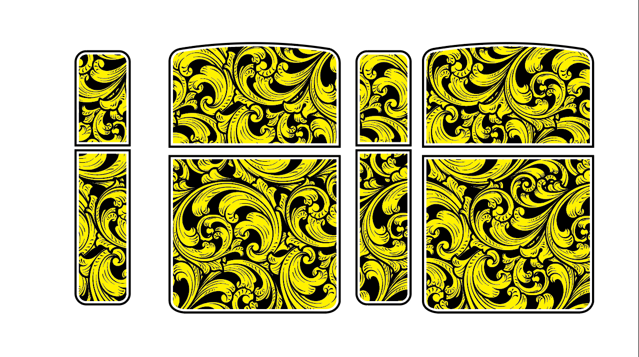 Zippo Scrollwork V4 Digital Design File for Custom Engraving