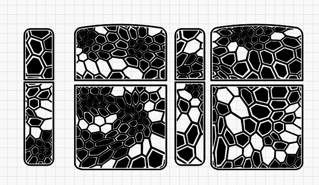 Lighter  Scales Digital Design File for Custom Engraving