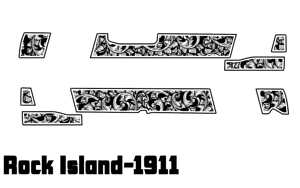 Rock Island Scrollwork V2 Lightburn and EZCad 2 Ready