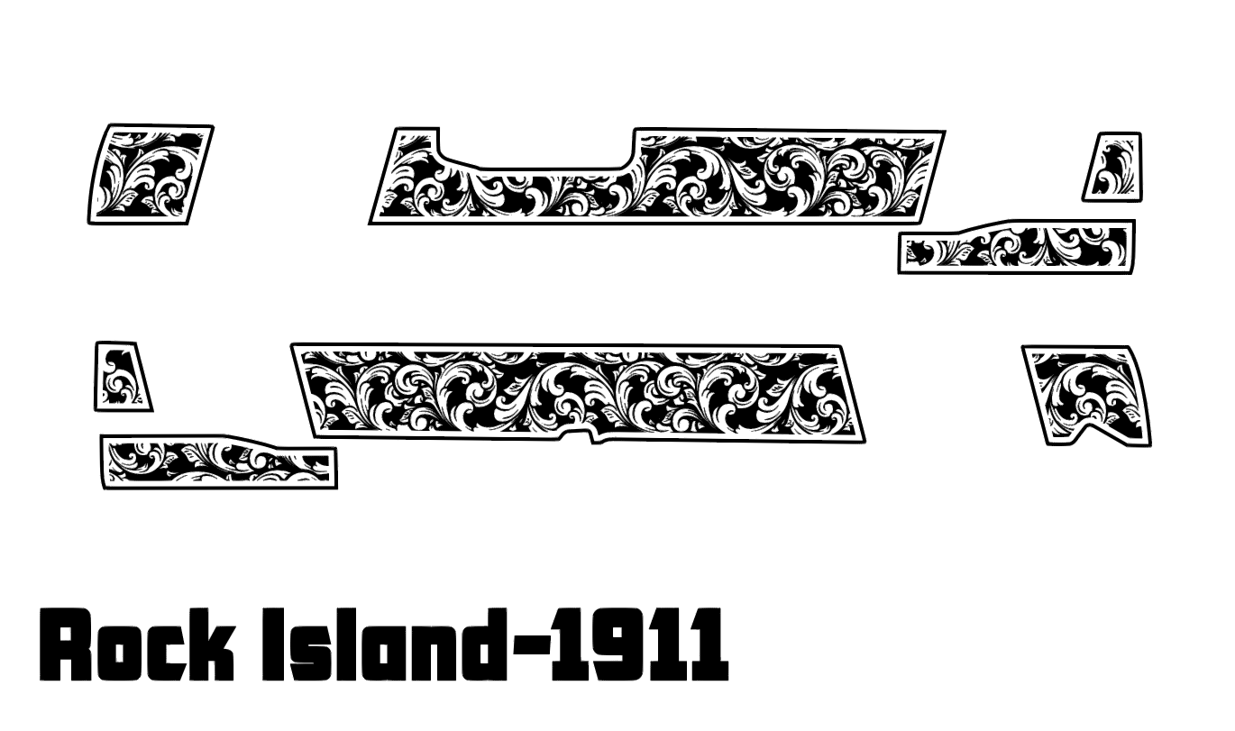 Rock Island Scrollwork V9 Lightburn and EZCad 2 Ready