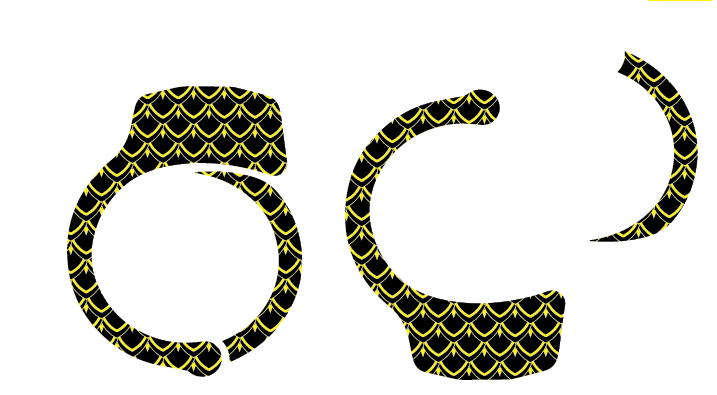 Dragon Scale Handcuffs Lightburn and EZCad 2 Ready