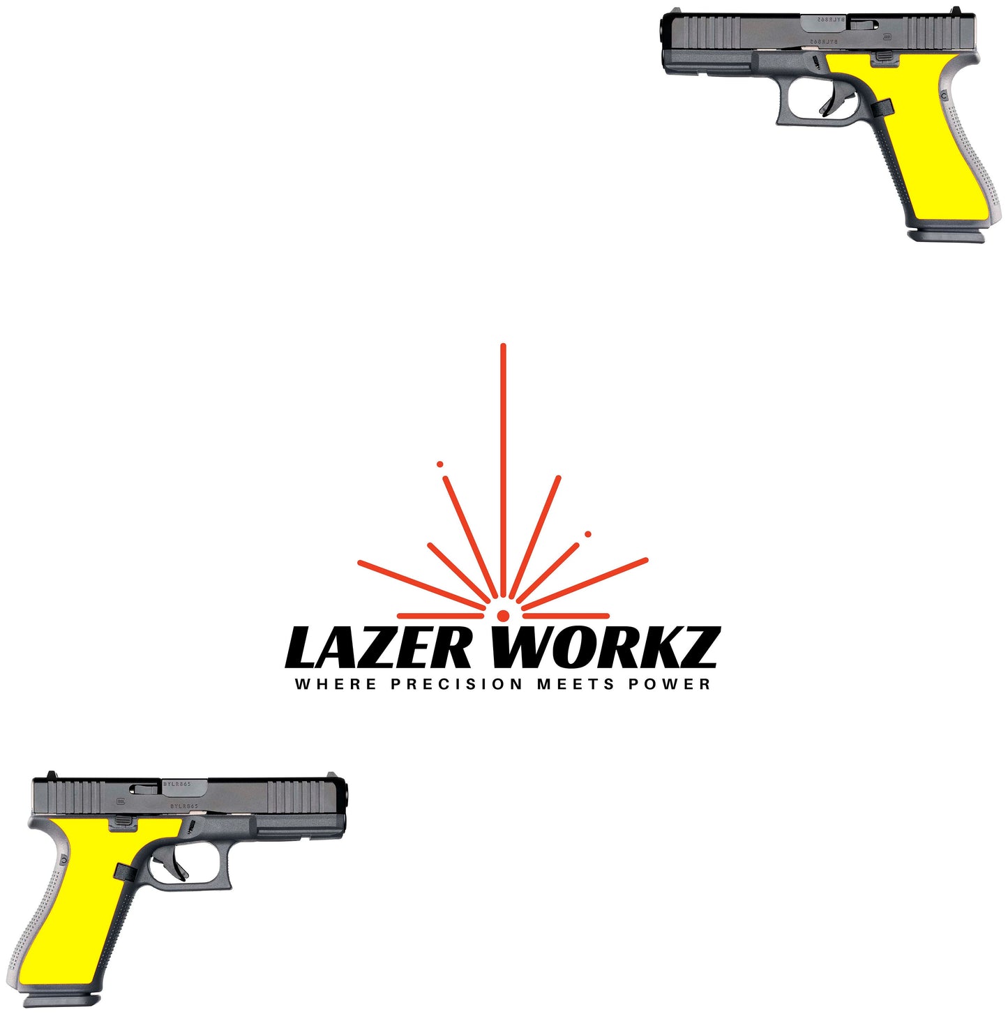 Lightburn-Ready Glock 17/45 gen 5 blank template