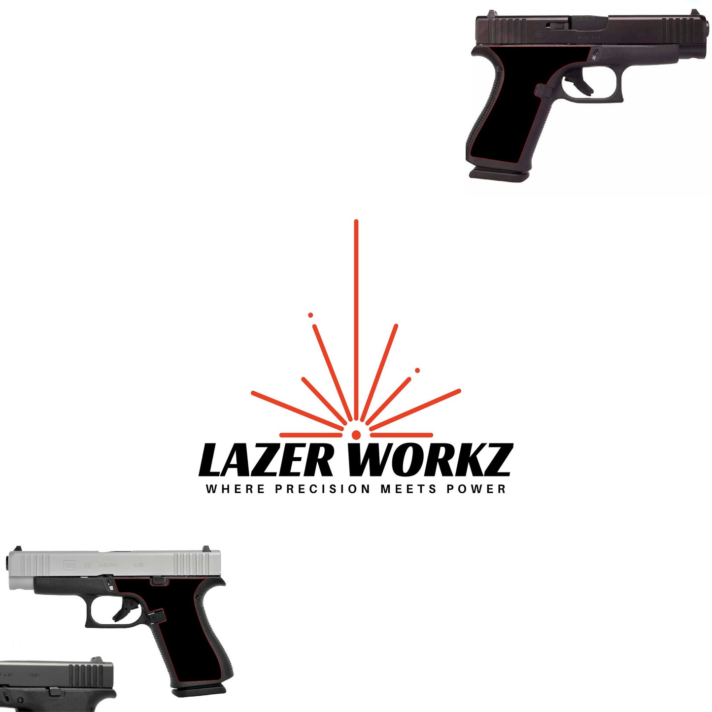 Lightburn-Ready Glock 48 blank template