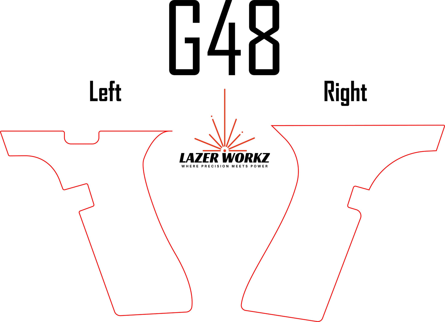 Lightburn-Ready Glock 48 blank template