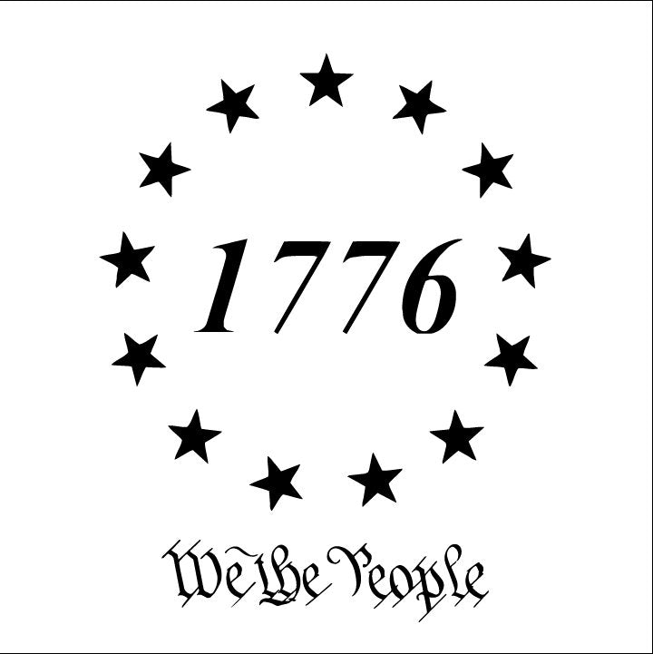 Independence Emblem 1776: 13 Stars Union - Digital File for Silhouette, Cricut, and Lightburn and more !