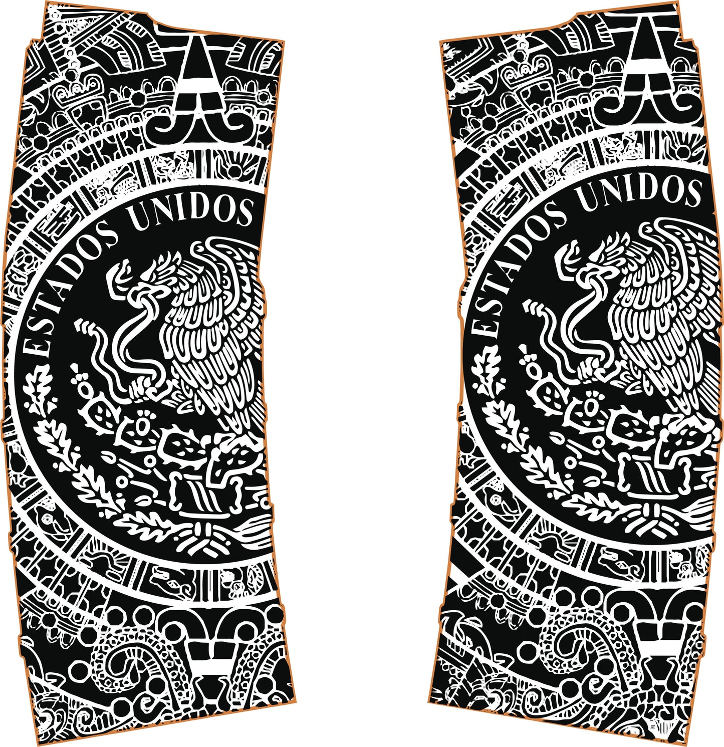 Lightburn-Ready PMAG Estados Unidos File: With Blank Template Inculded!