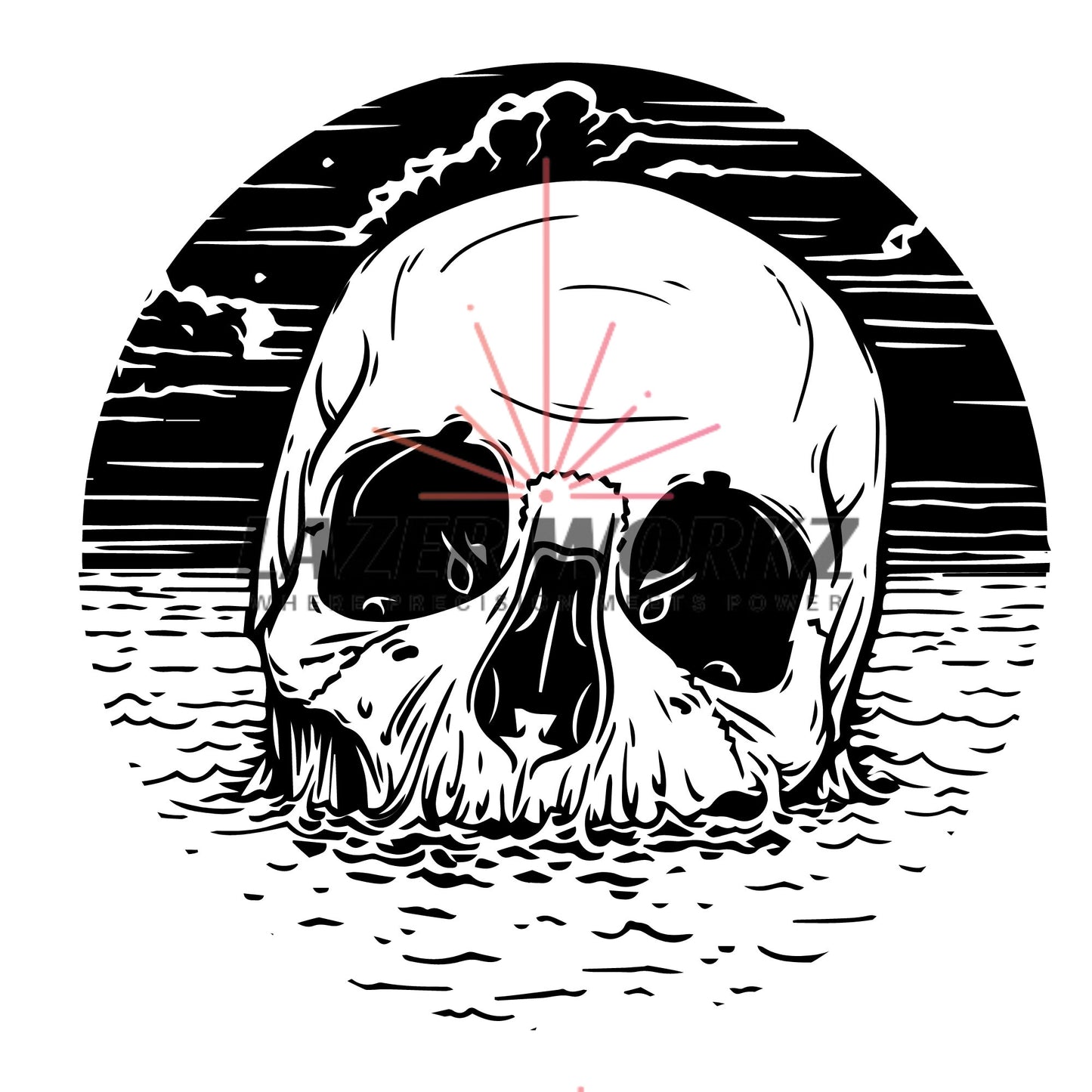 Lost At Sea Coin Digital File for Custom Coin Engraving