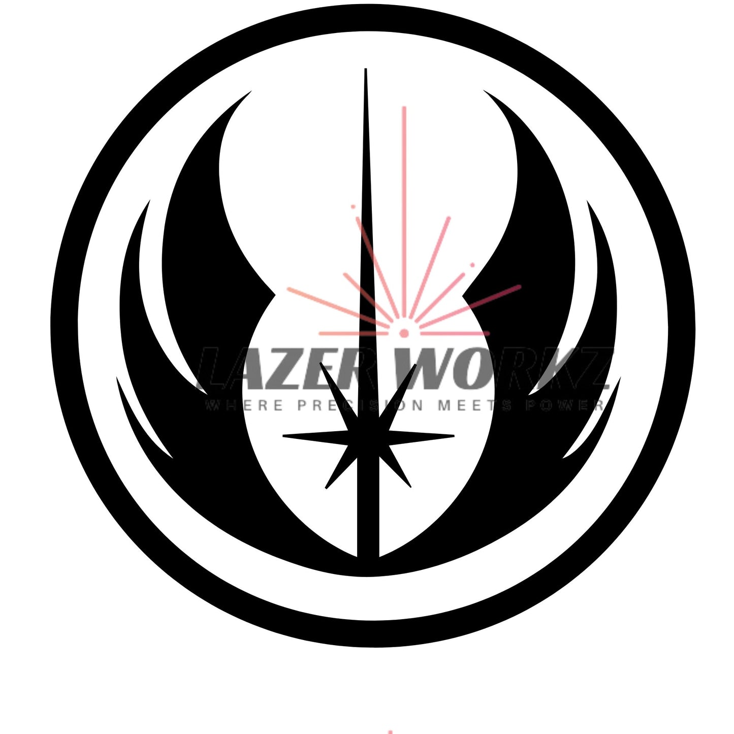Jedi Coin Digital File for Custom Coin Engraving