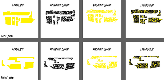 AR 15 Scrollwork Lightburn Ready