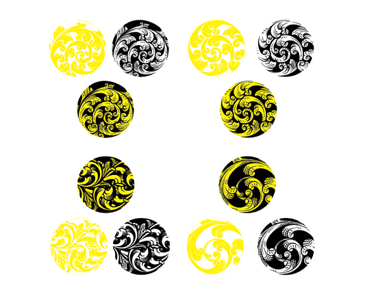 Scroll Coin V2 Digital File for Custom Coin Engraving