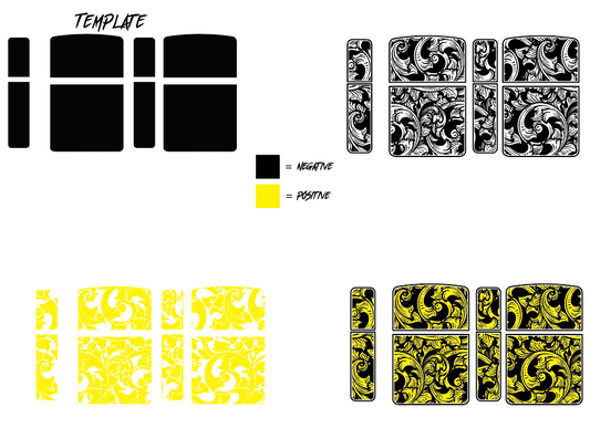 Zippo Scrollwork V3 Digital Design File for Custom Engraving