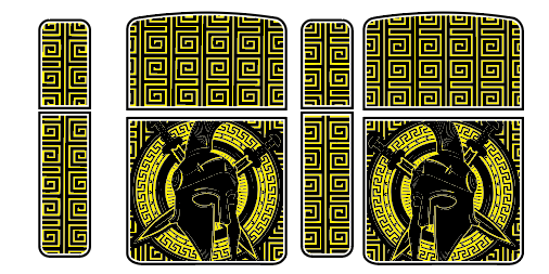 Zippo Spartan Digital Design File for Custom Engraving