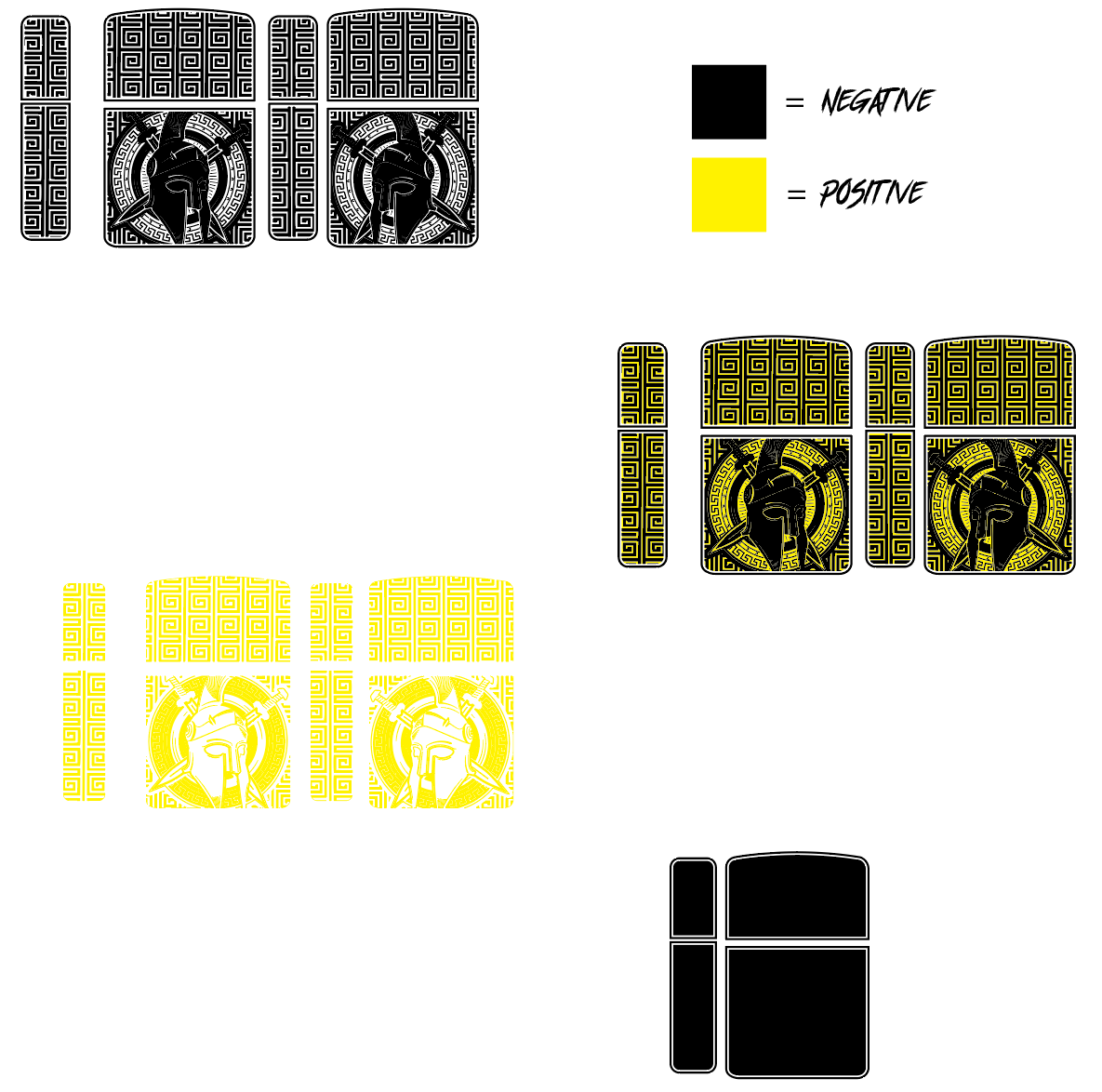 Zippo Spartan Digital Design File for Custom Engraving