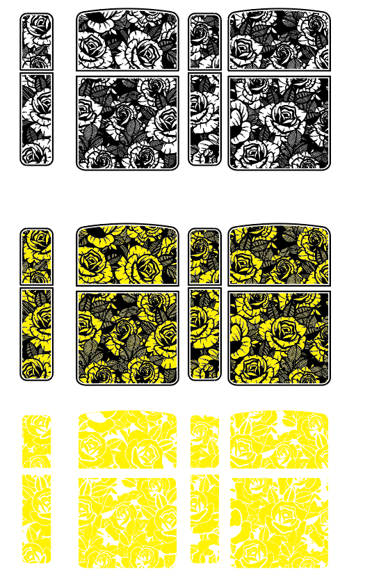 Zippo Roses Digital Design File for Custom Engraving