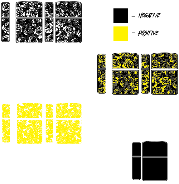 Zippo Roses Digital Design File for Custom Engraving