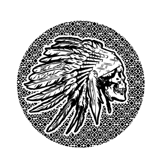 Skull Coin Digital File for Custom Coin Engraving