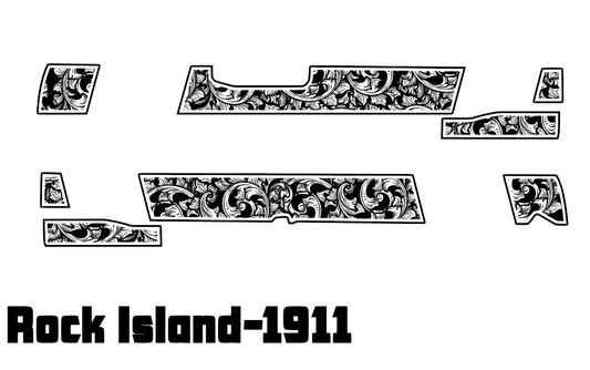 Rock Island Scrollwork V2 Lightburn and EZCad 2 Ready