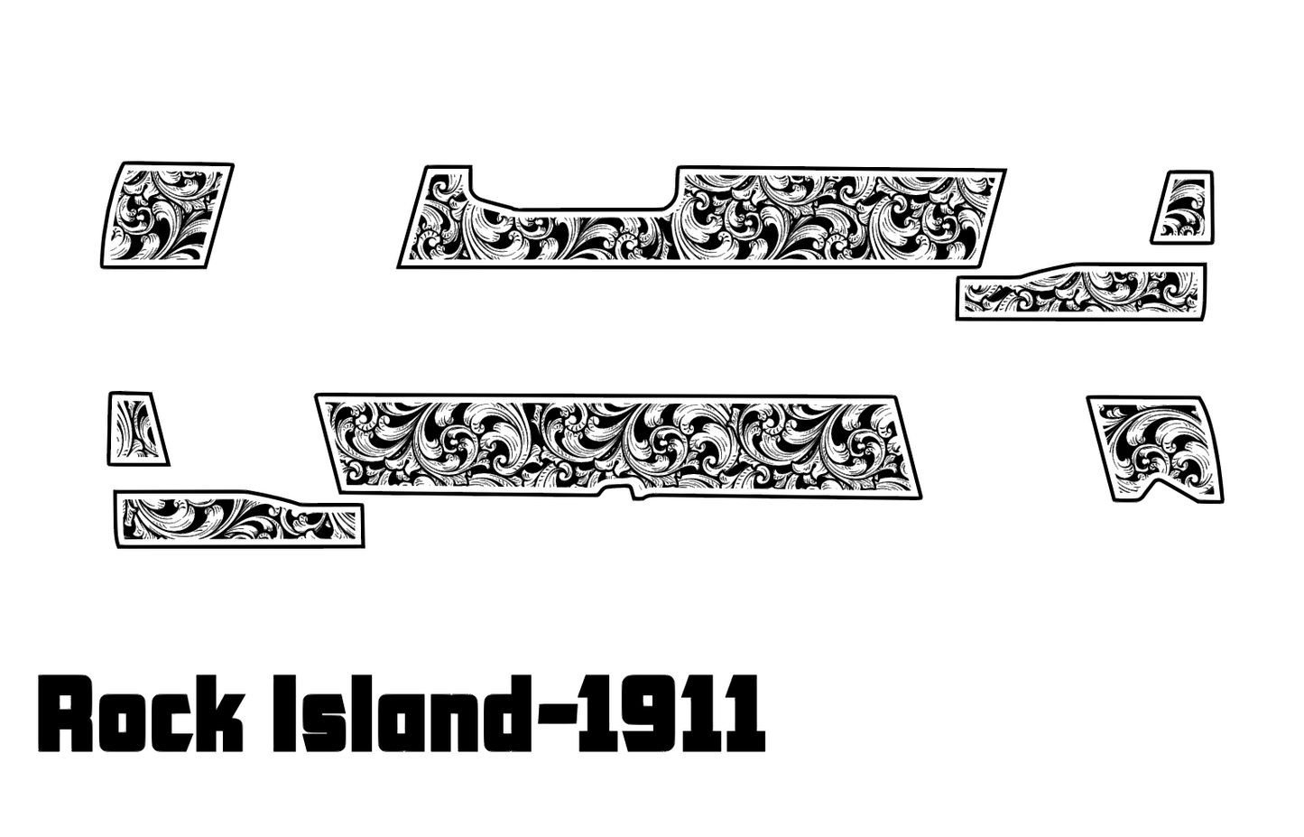 Rock Island Scrollwork V4 Lightburn and EZCad 2 Ready