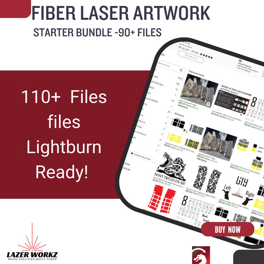 Fiber Laser Artwork Starter Bundle -110+ files *Every Digital File in my Etsy Store*
