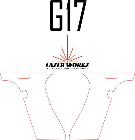 Lightburn-Ready Glock 17/45 gen 5 blank template