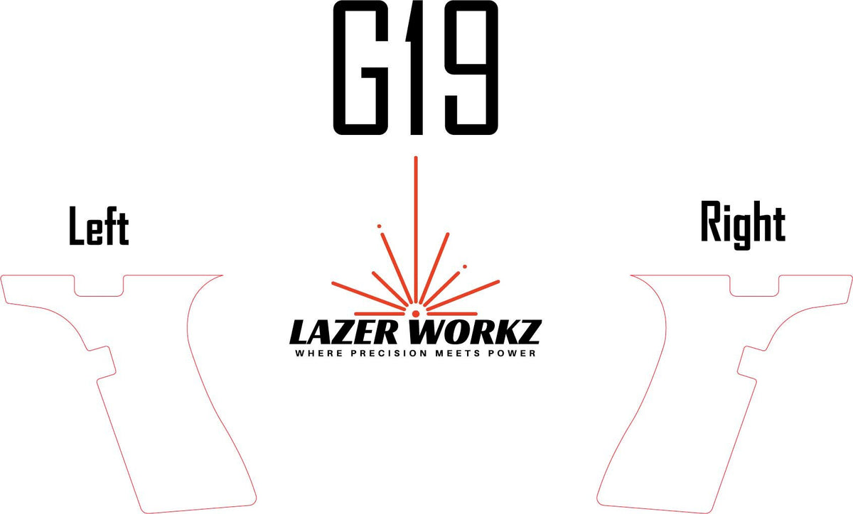 Lightburn-Ready Glock 19/47 gen 5 blank template – Lazer Workzz