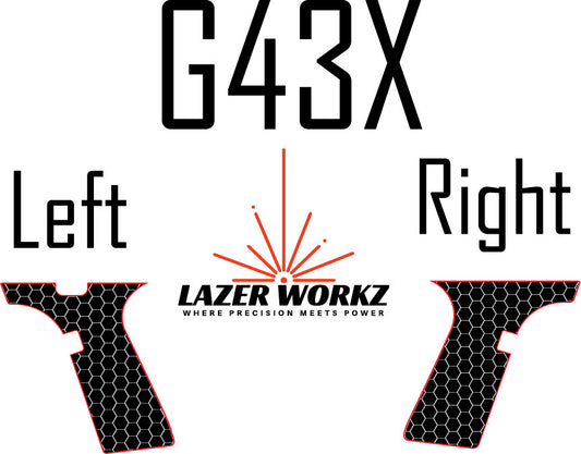 Lightburn-Ready G43x gen 5 Lower templates with seamless pattern