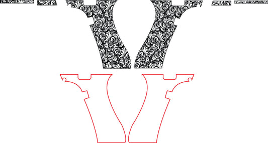 Lightburn-Ready Glock 17 scroll pattern