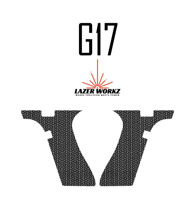 Lightburn-Ready G17 gen 5 Lower templates with seamless pattern