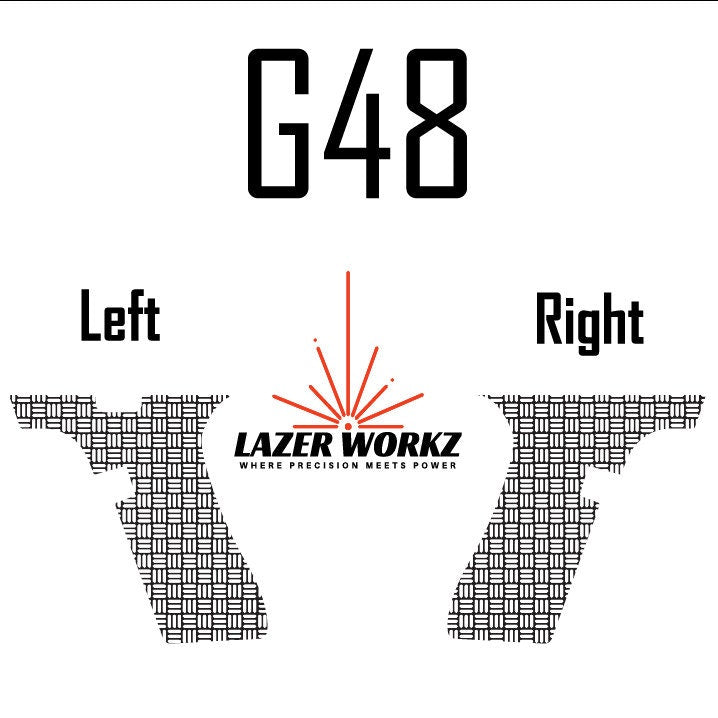 Lightburn-Ready G48 gen 5 Lower templates with seamless pattern
