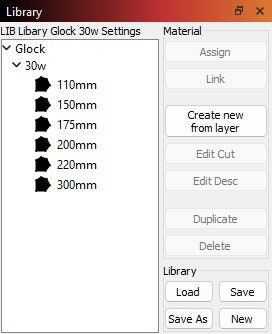 Fiber Laser Parameters for Glock Stippling- Lightburn Library 30W