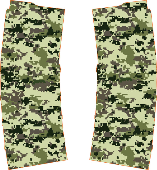 Lightburn-Ready PMAG Camo File: With Blank Template Inculded!