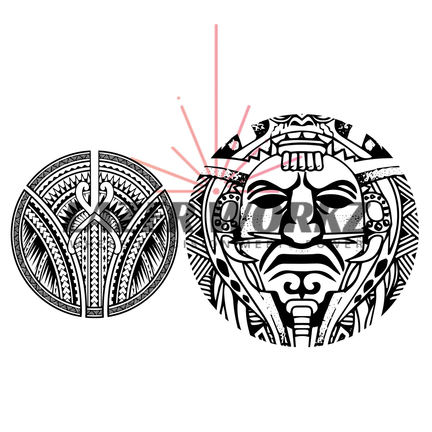 Aztec Coin Digital File for Custom Coin Engraving