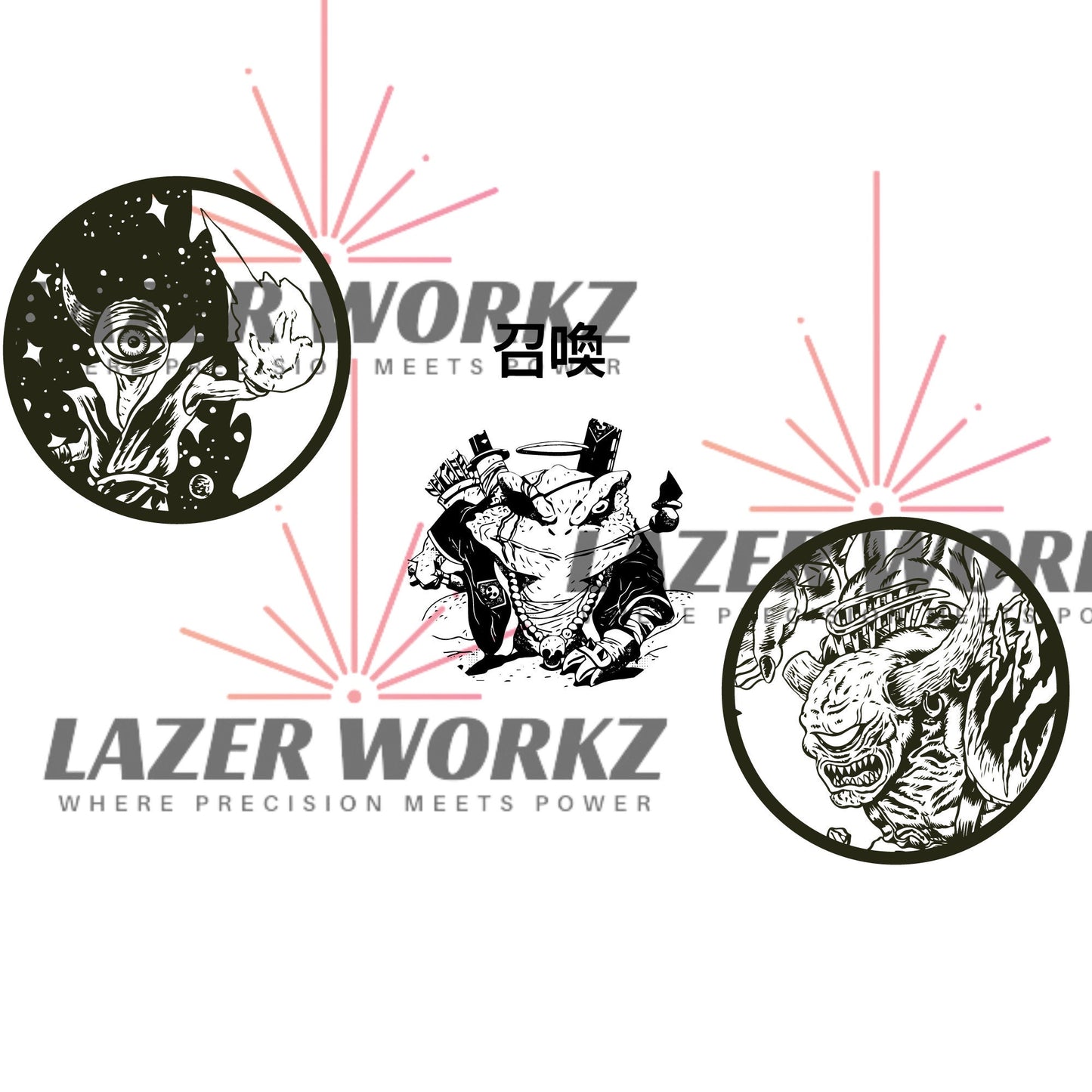 Alien Coin Digital File for Custom Coin Engraving