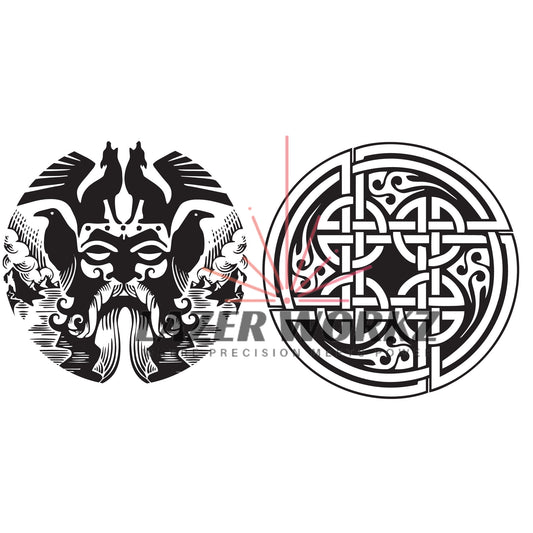 Odin Coin Digital File for Custom Coin Engraving