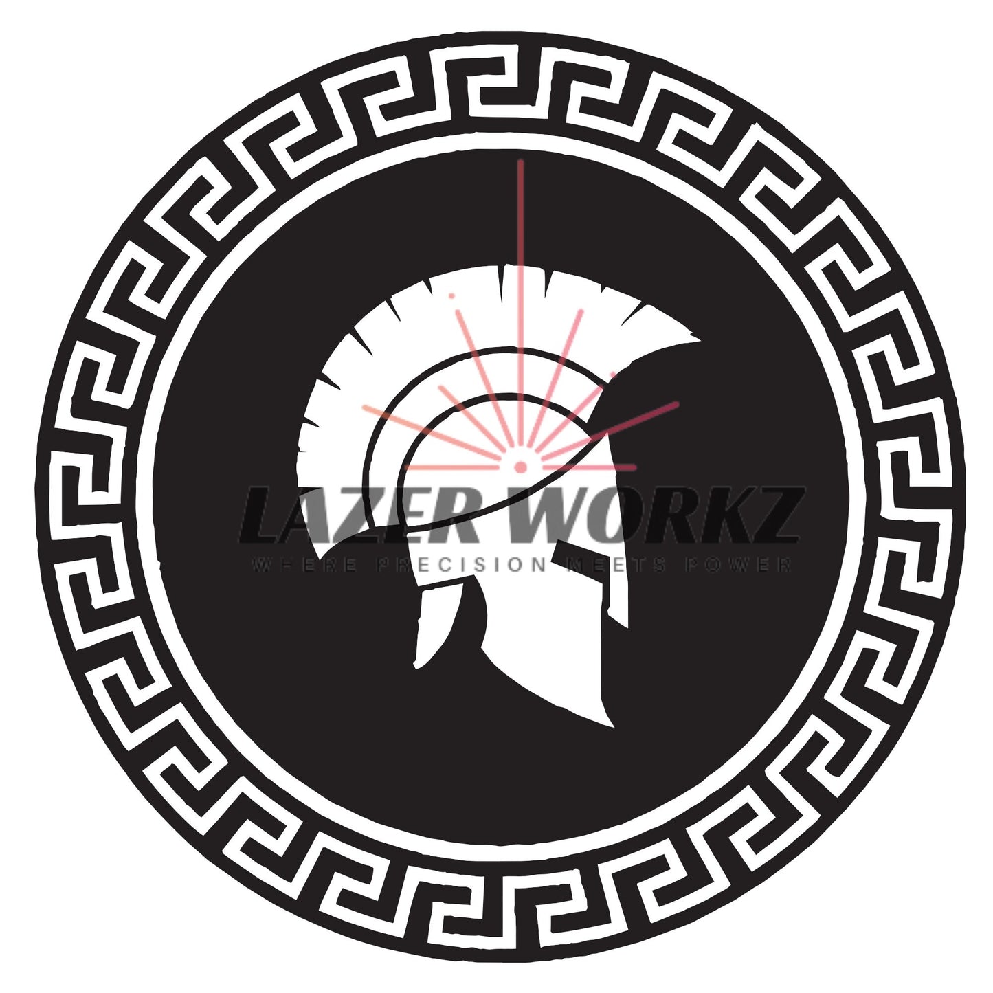 Spartan Coin Digital File for Custom Coin Engraving