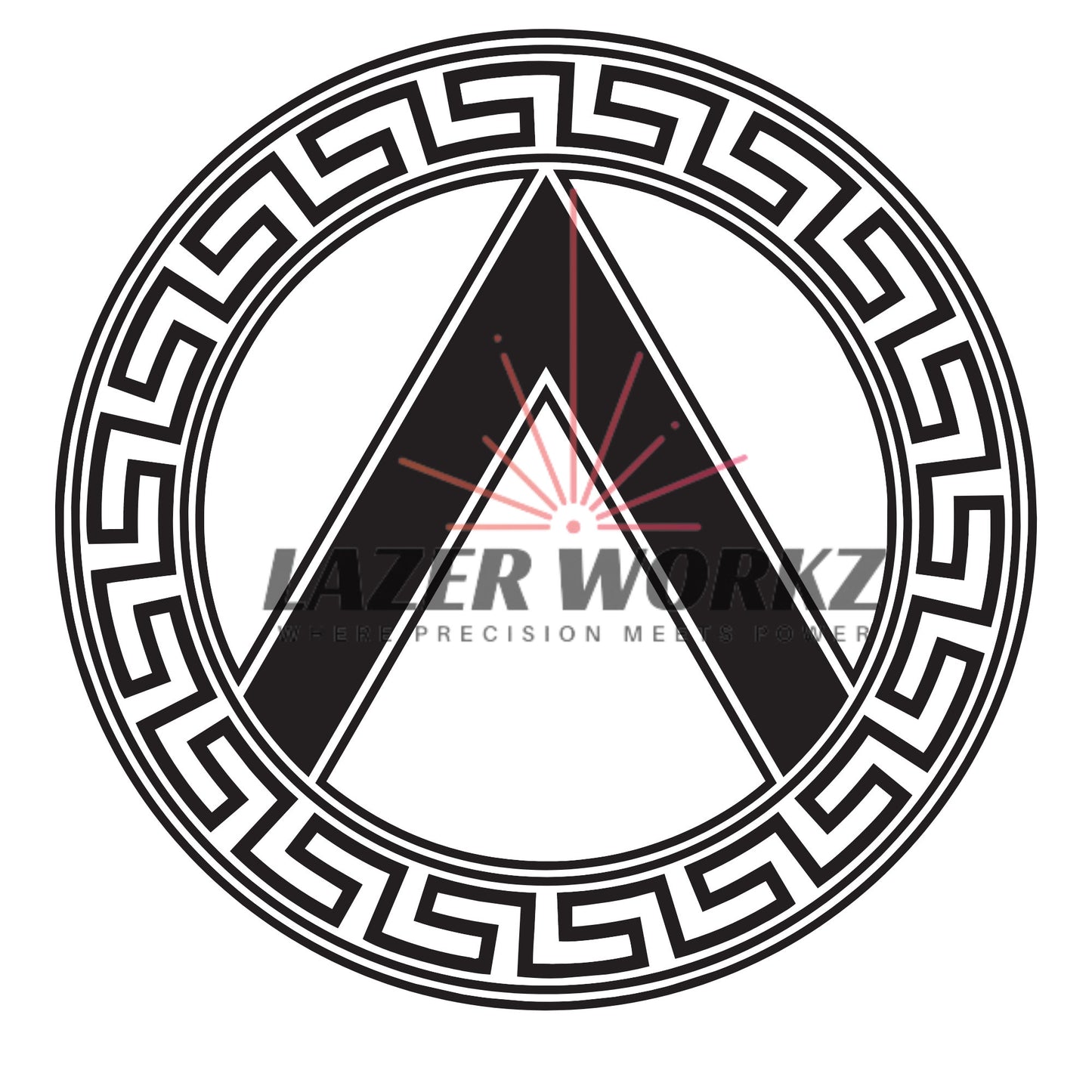 Spartan Coin Digital File for Custom Coin Engraving