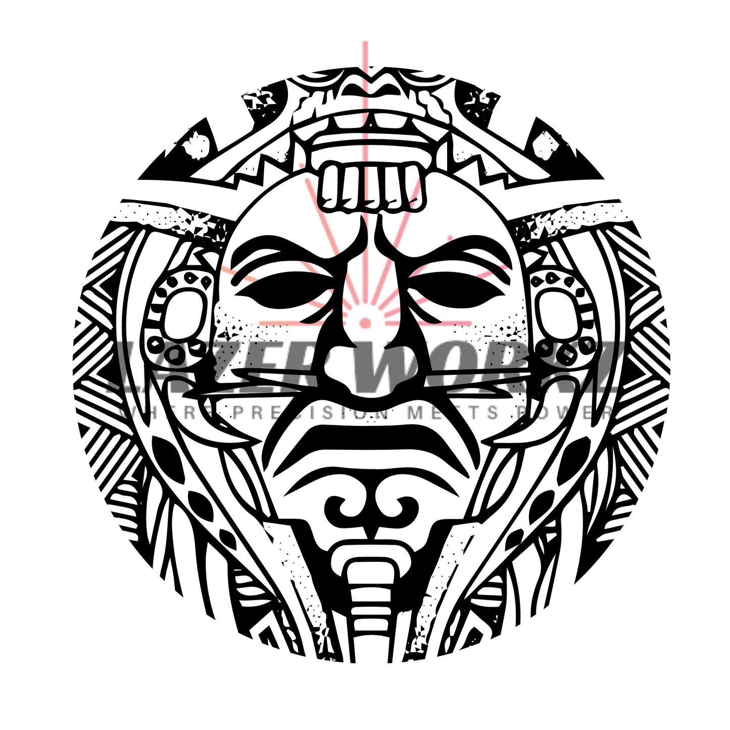 Aztec Coin Digital File for Custom Coin Engraving