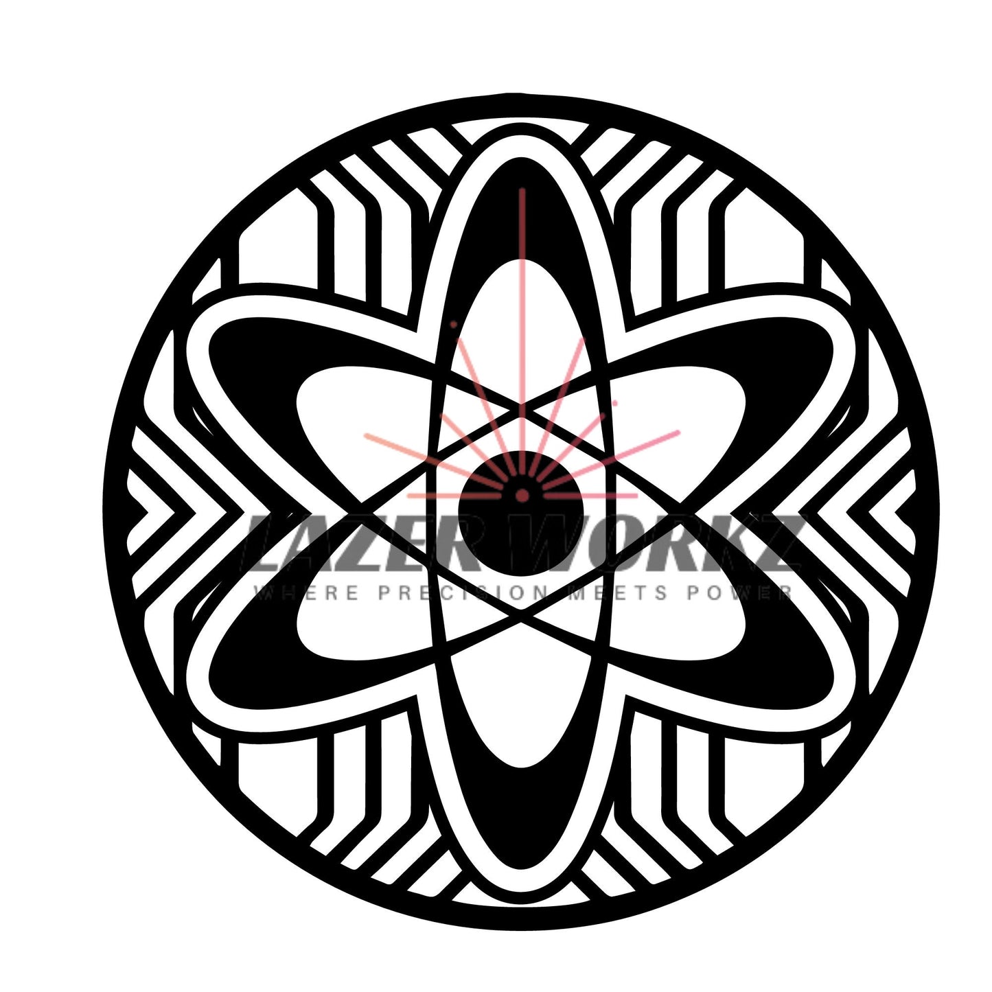 Atom Coin Digital File for Custom Coin Engraving