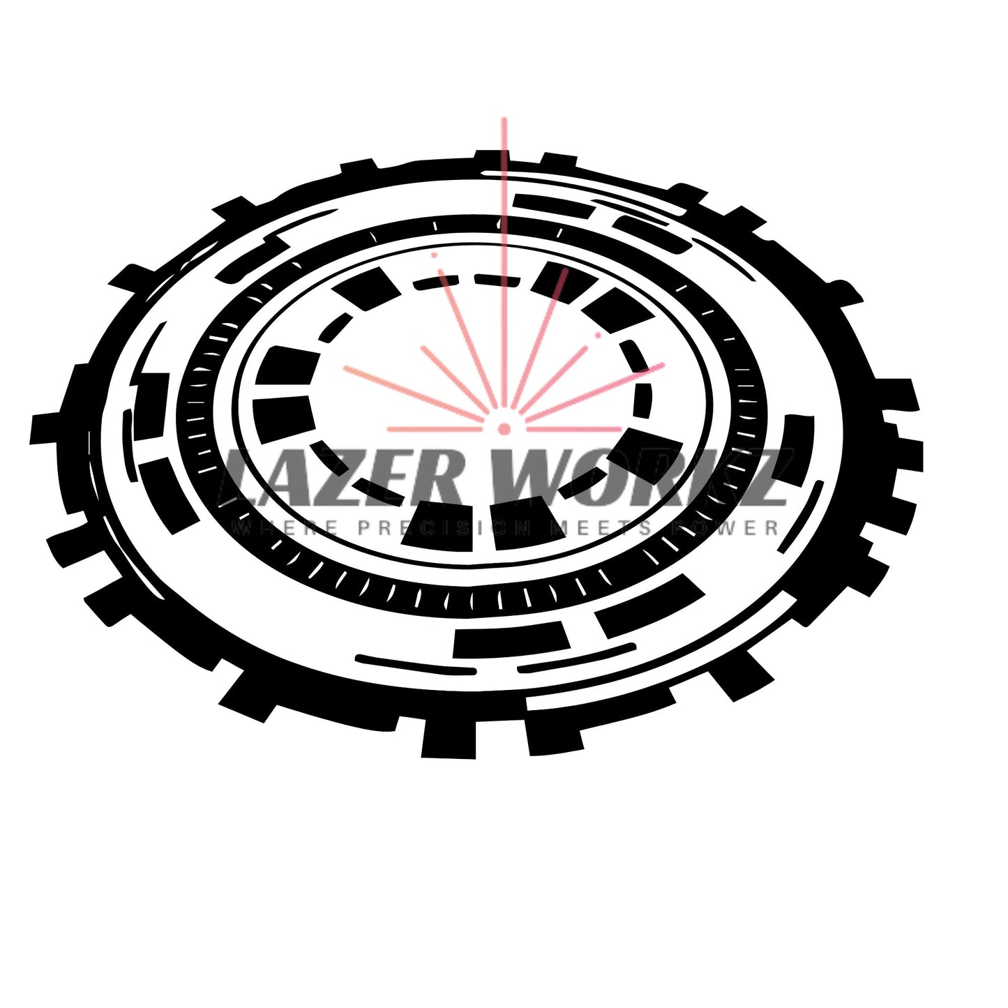 Space Coin Digital File for Custom Coin Engraving