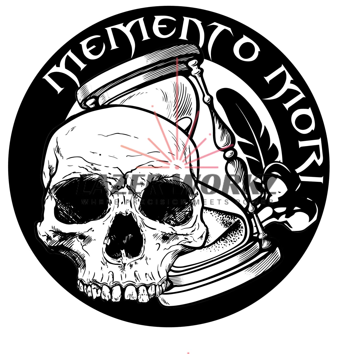 Memento Mori Coin Digital File for Custom Coin Engraving
