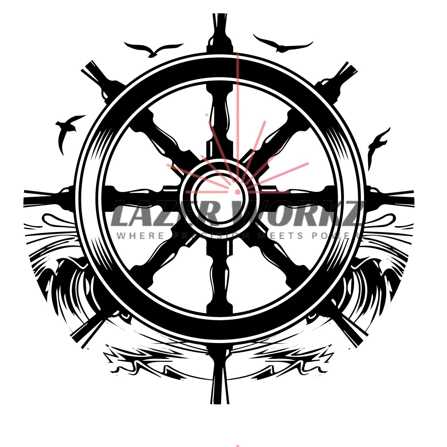 Pirate Coin Digital File for Custom Coin Engraving