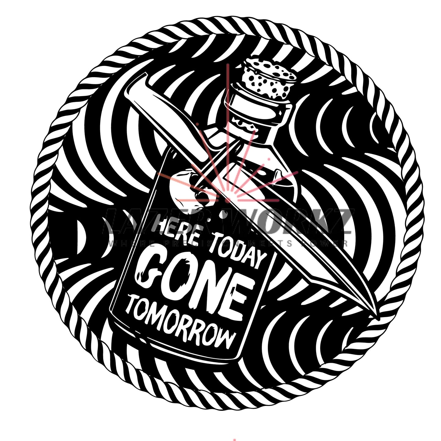 Poison Coin Digital File for Custom Coin Engraving
