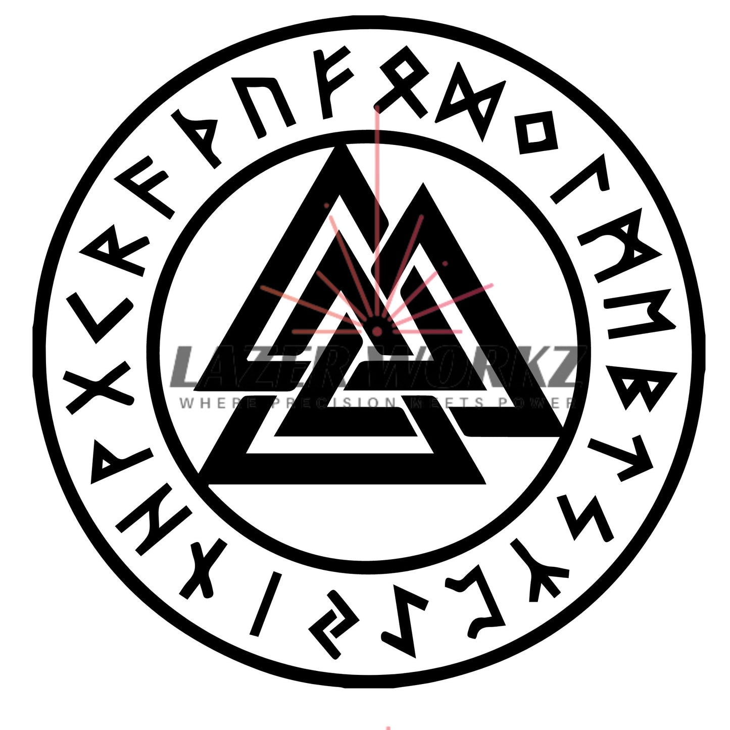 Protection Runes Coin Digital File for Custom Coin Engraving