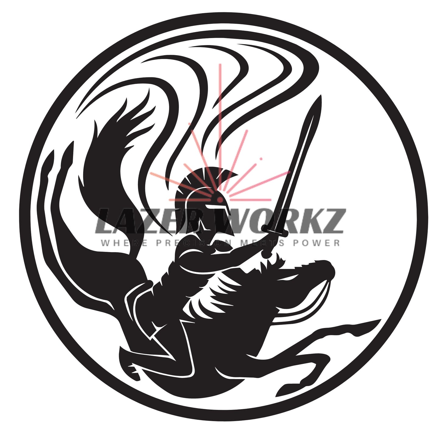 Spartan Coin Digital File for Custom Coin Engraving